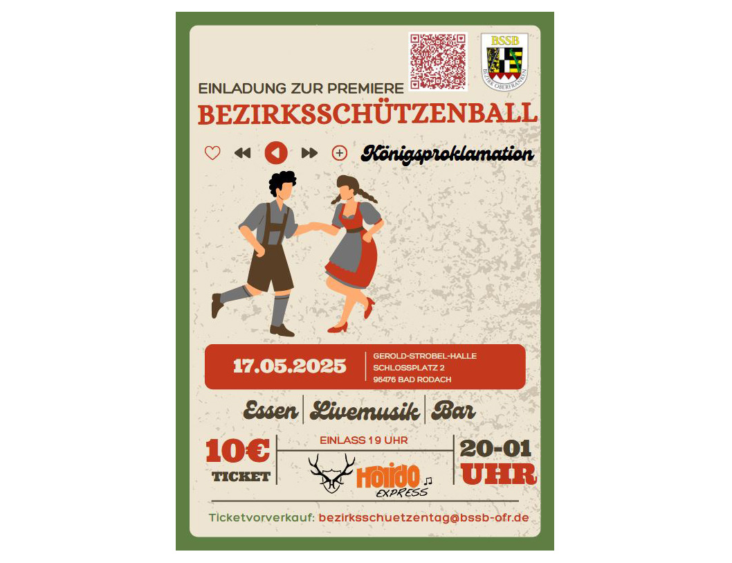 1. Bezirksschützenball Oberfranken 